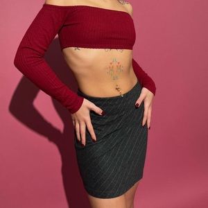 Vintage 90’s grey skirt 🤍